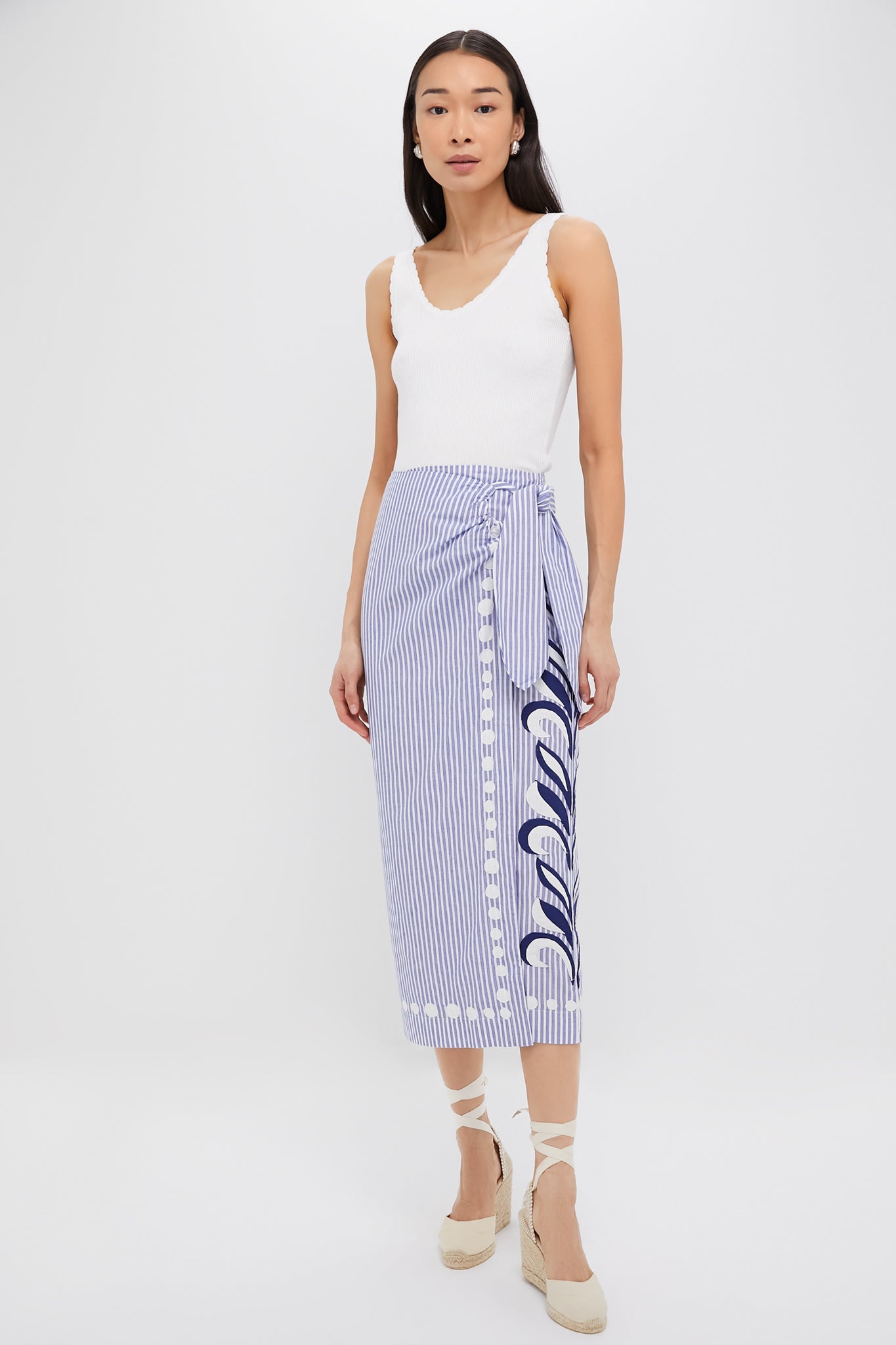 Navy Loren Skirt