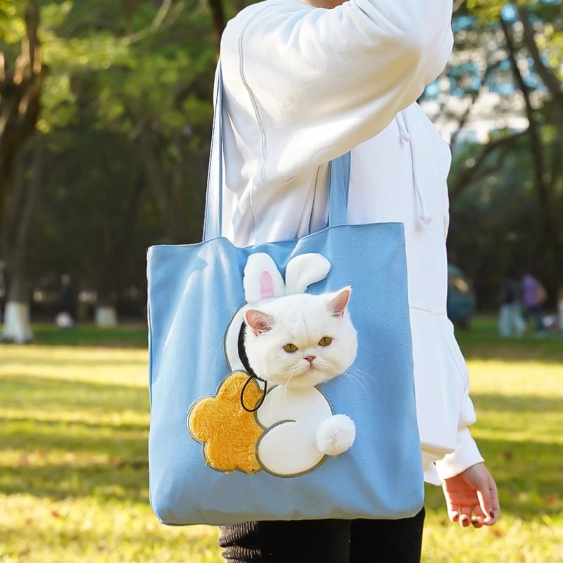 Cute Polyester Rabbit Dinosaur Pets Backpack