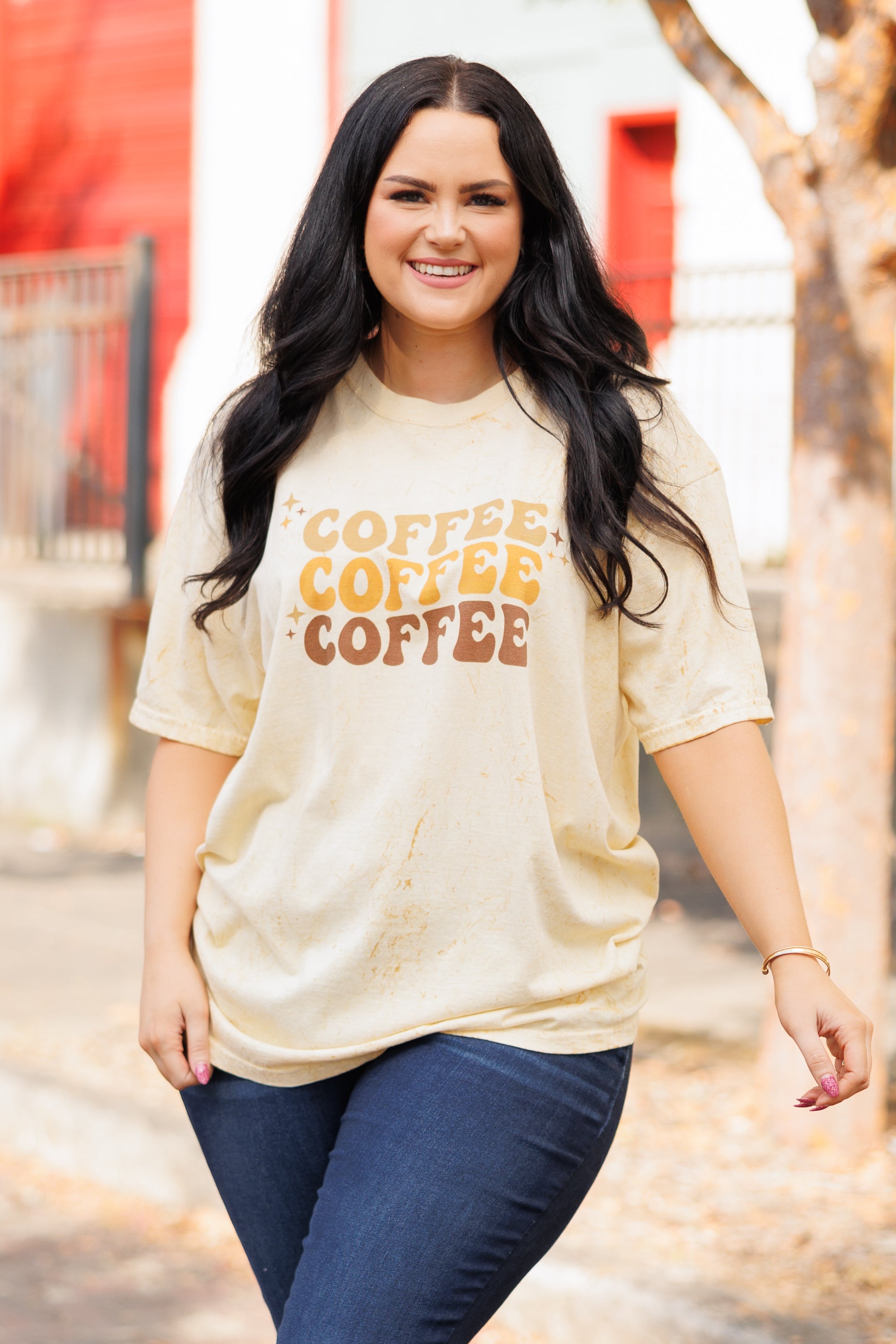 Comfort Colors: Triple Shot Espresso Tee. Citrine