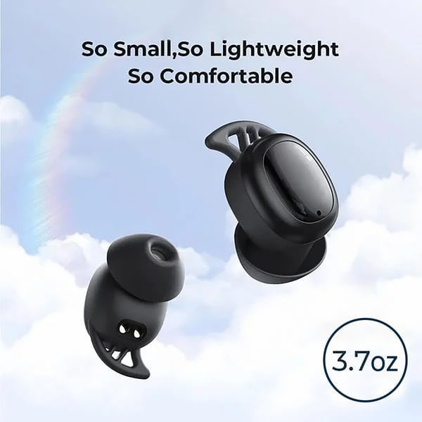 Ergonomic Design Wireless In-Ear Headphones for Side Sleepers