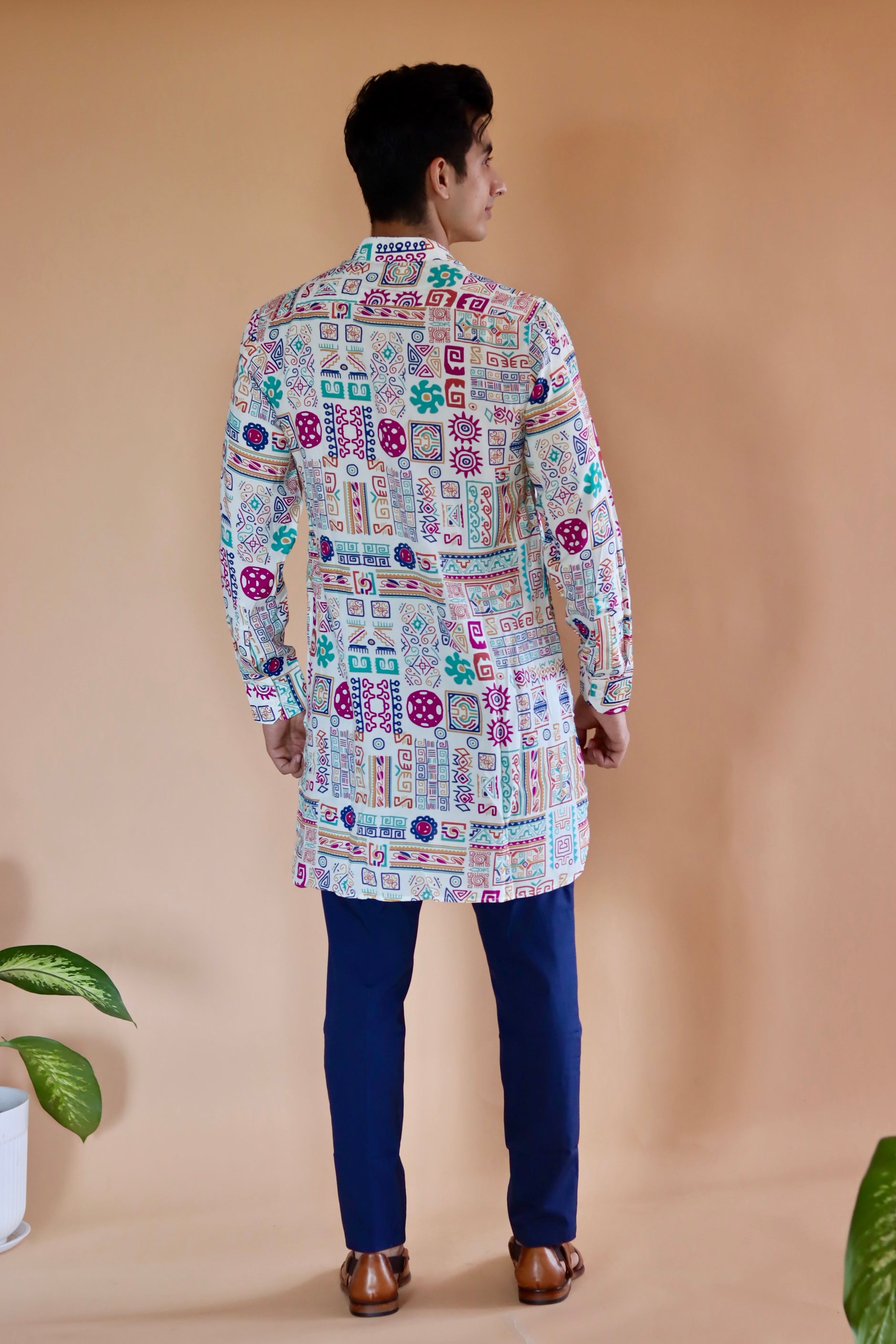 White Kai  Ganganagery Kurta