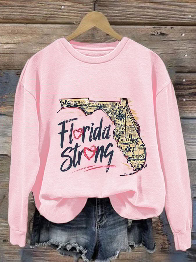 Women's Florida Strong Printed Sweatshirt