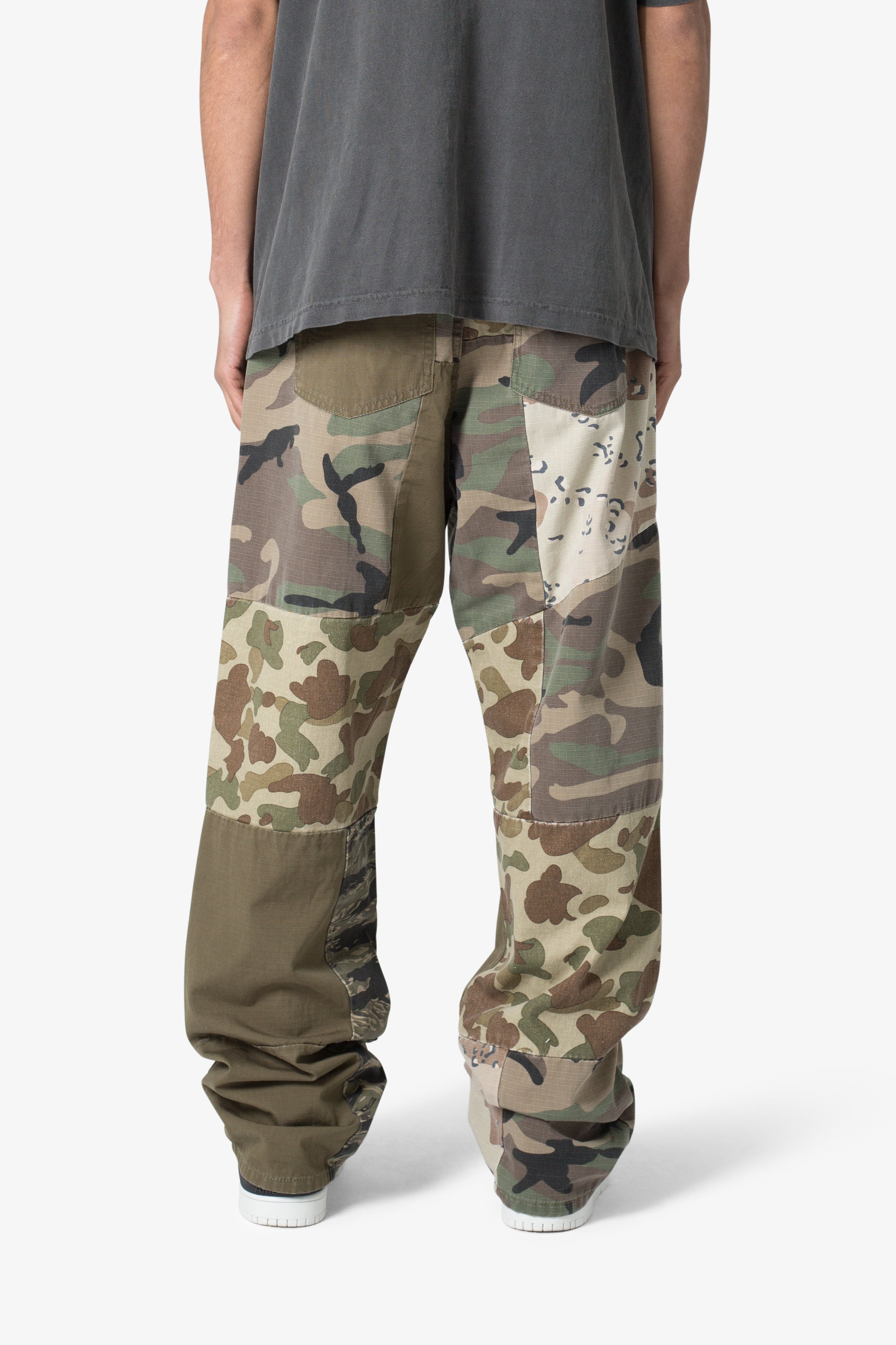 Ultra Baggy Patchwork Denim - Camo