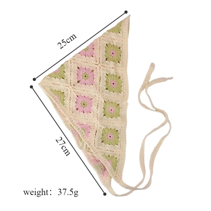 Women's Romantic Pastoral Flower Cloth Knit Braid Hollow Out 1 Piece