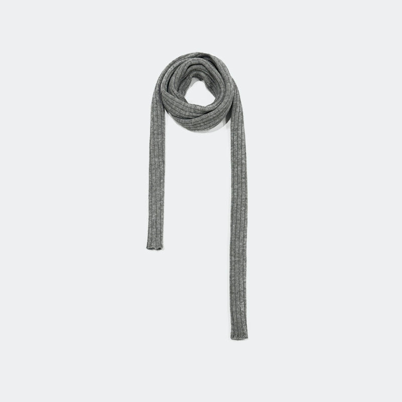 Women's Minimalist Streetwear Solid Color Acrylic Knitted Scarf