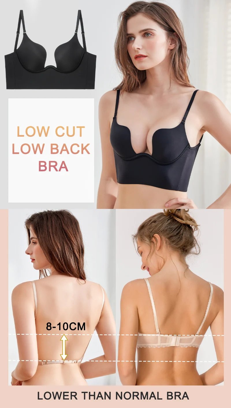 🔥Summer Hot Sale 49% OFF🔥 -  Seamless Backless Push Up Bra