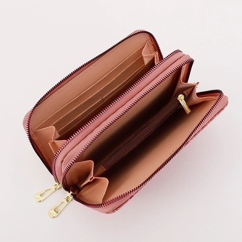 Vintage Style Geometric Solid Color Square Zipper Clutch Bag