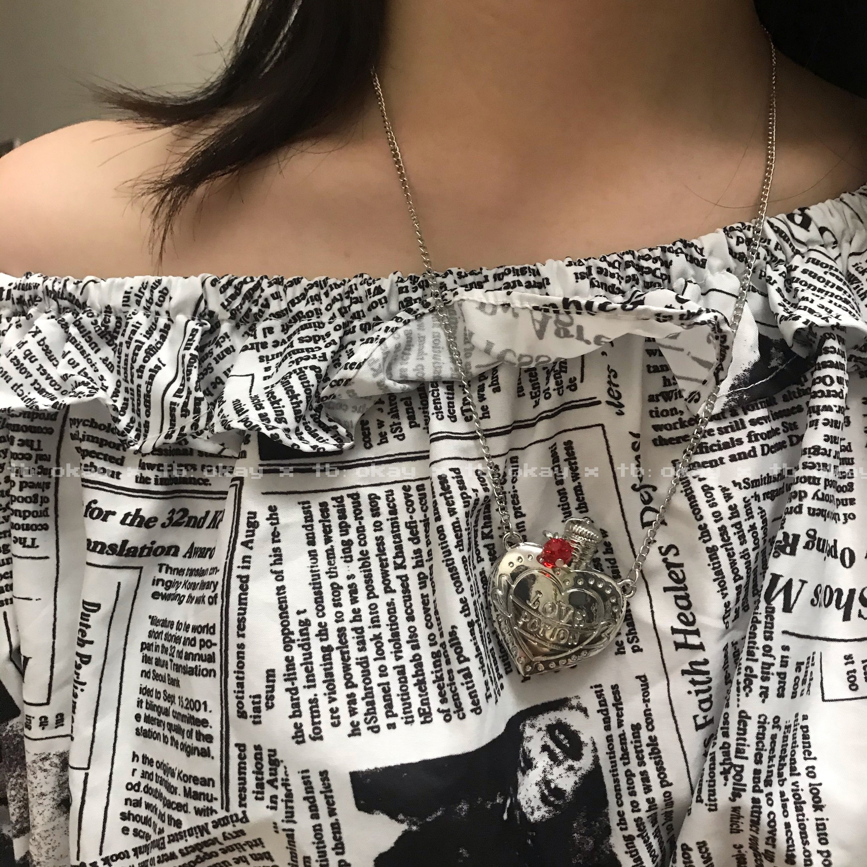 Love Potion Bottle Necklace