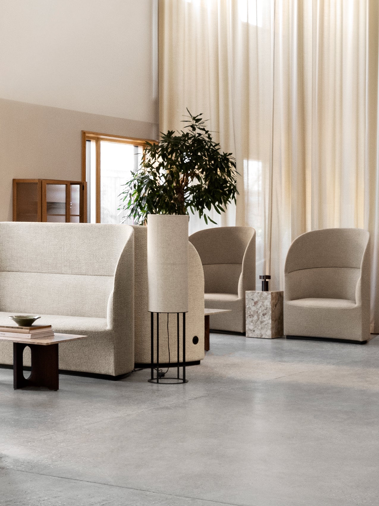 Hashira High Floor Lamp. Raw