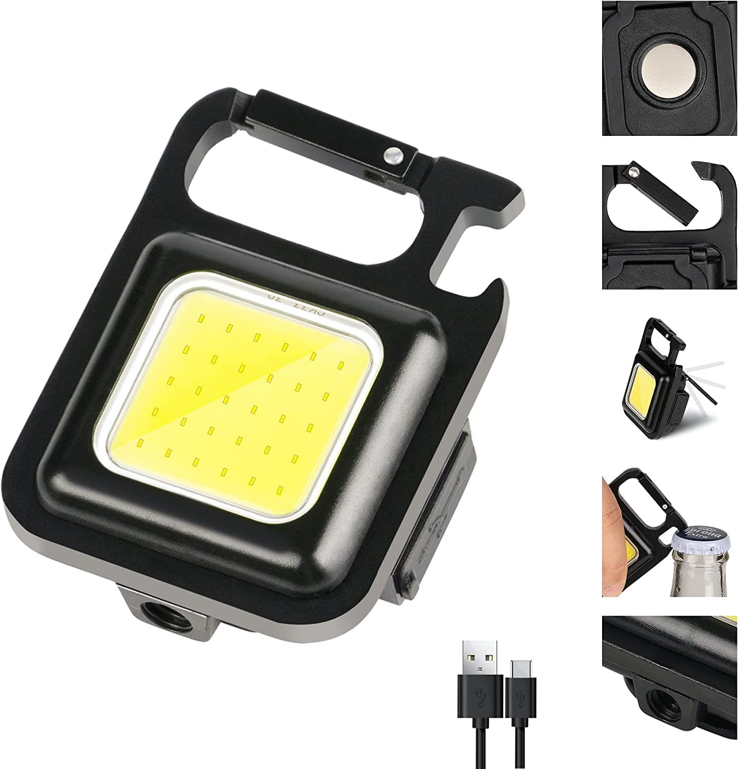 Mini Keychain Light. LED Keychain Light Rechargeable
