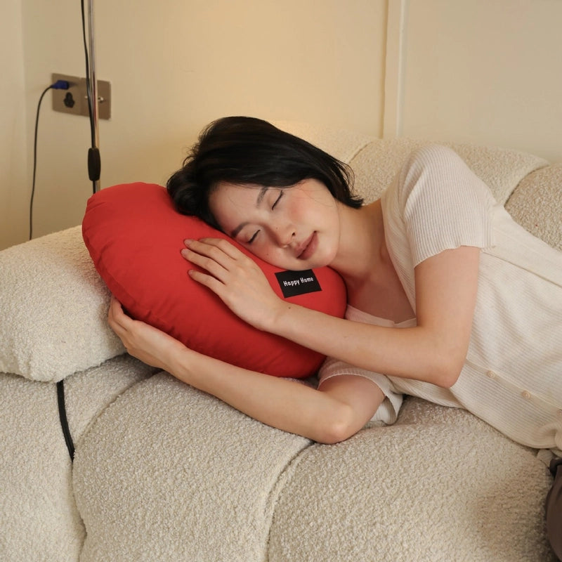 Elegant Lady Romantic Heart Shape PP Cotton Polyester Throw Pillow Couch & Sofa Decor