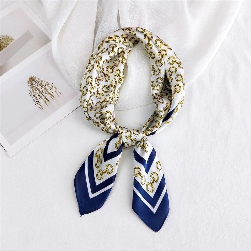 Small Square Scarf Neck Protector Korean Suit Small Scarf