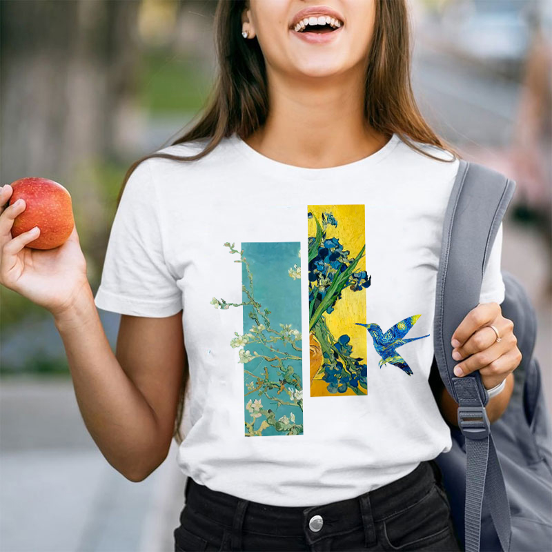 Hummingbird Art Teacher T-Shirt