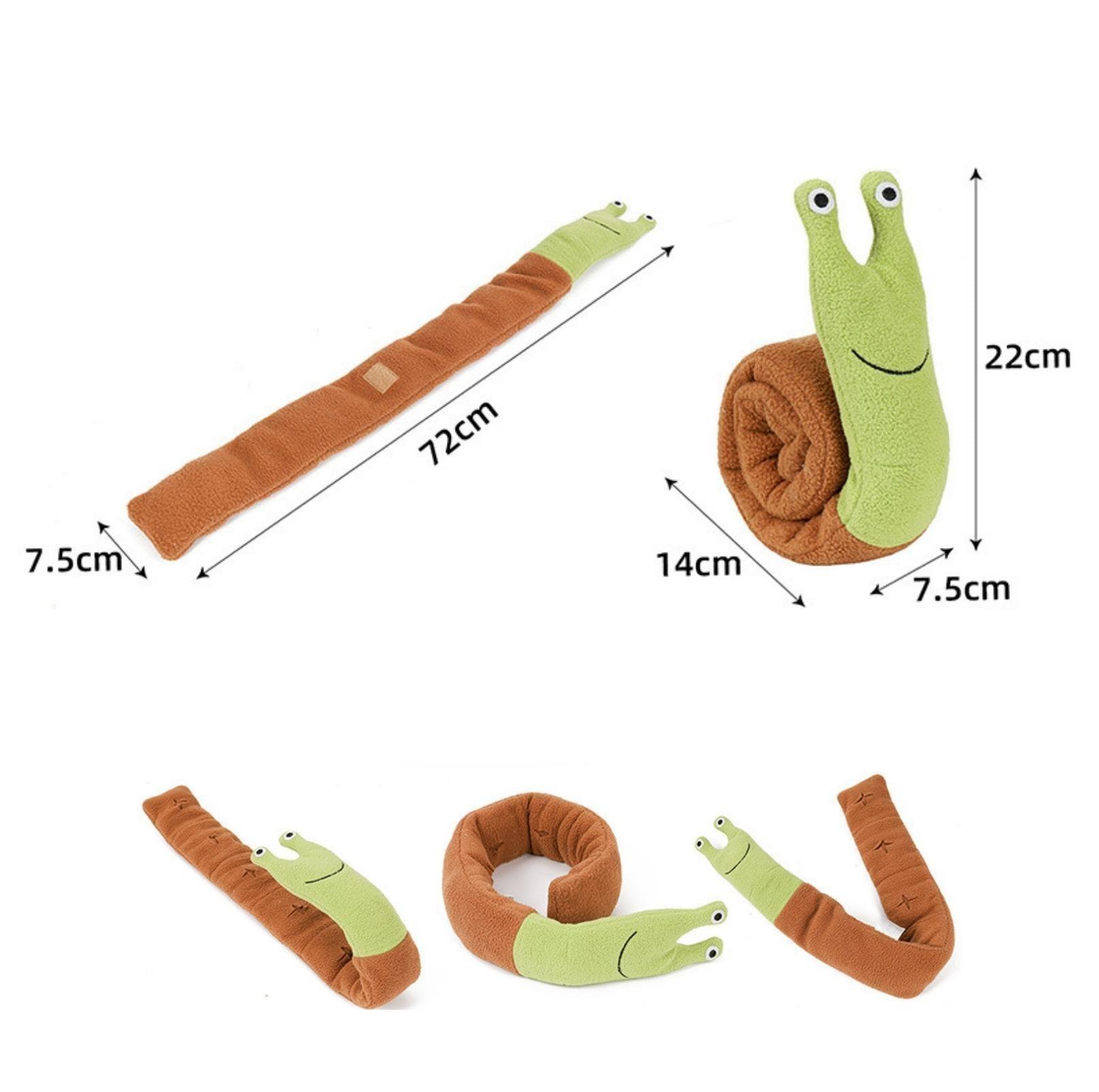 Snail Style Pet Snuffling Toy Dog Intelligence and Slow-Eating Training Toy