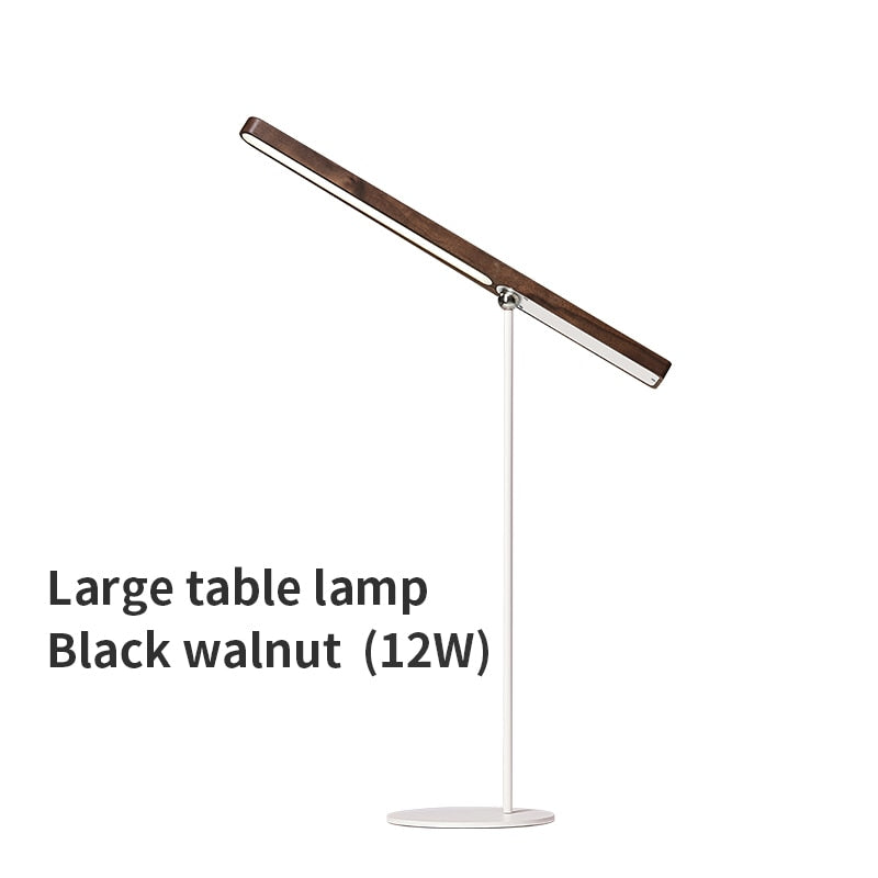 Wood Rotating Table Lamp with Magnet