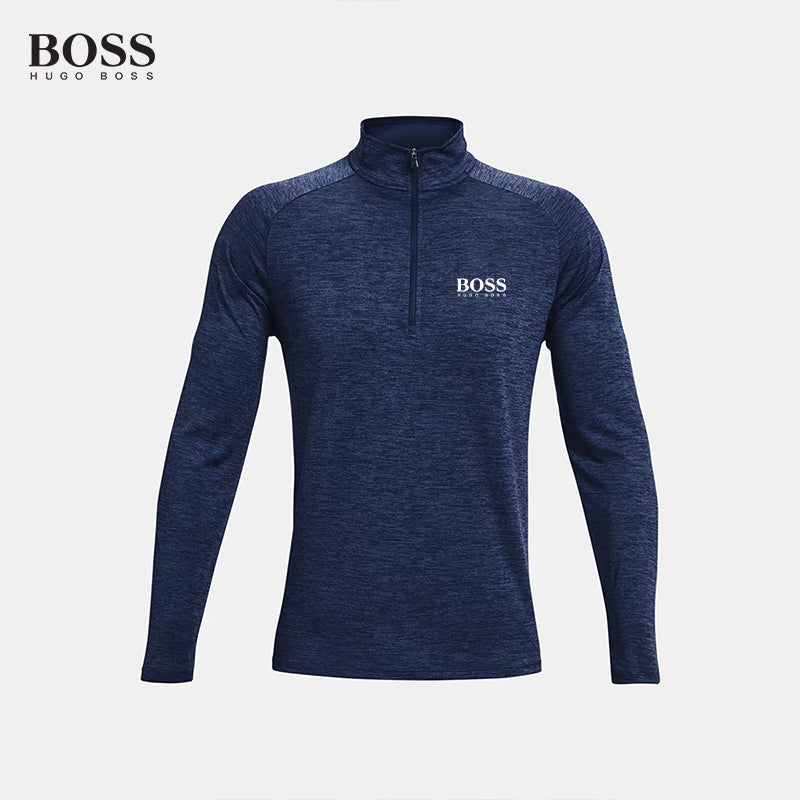 PRE-SALE BOSS Men-s Plus Size 1/4 Zip Golf Pullover