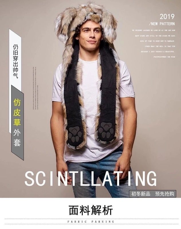 Unisex Fashion Animal Embroidery Felt Hat