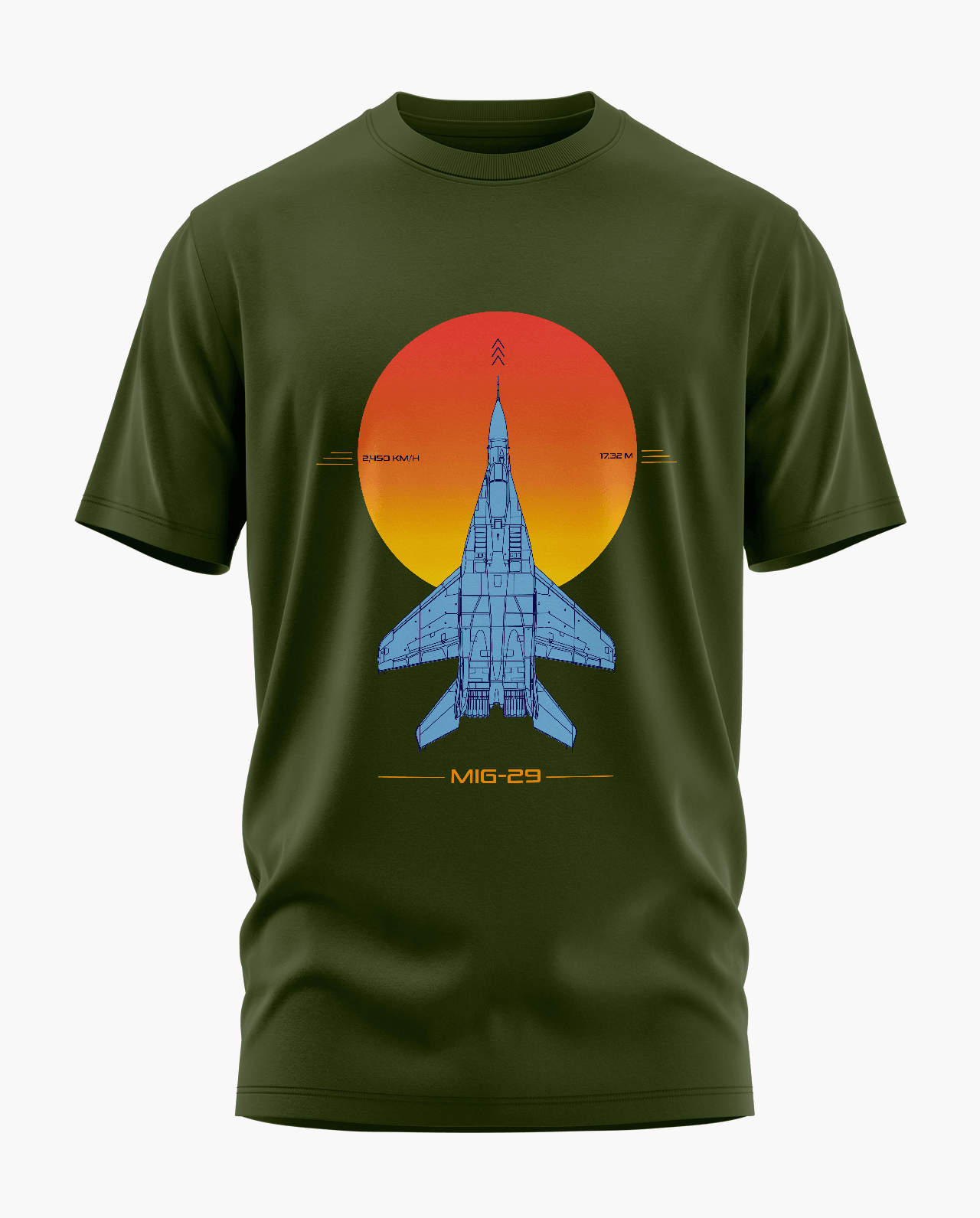 MIG 29 Blueprint T-Shirt