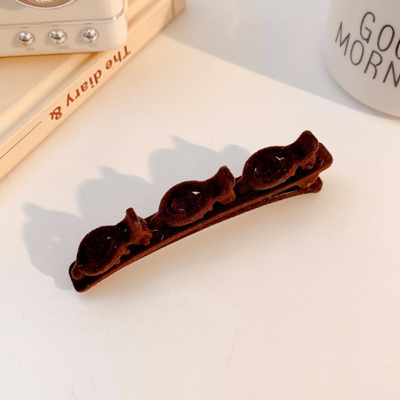 🌸Flocking Braided Hair Clip