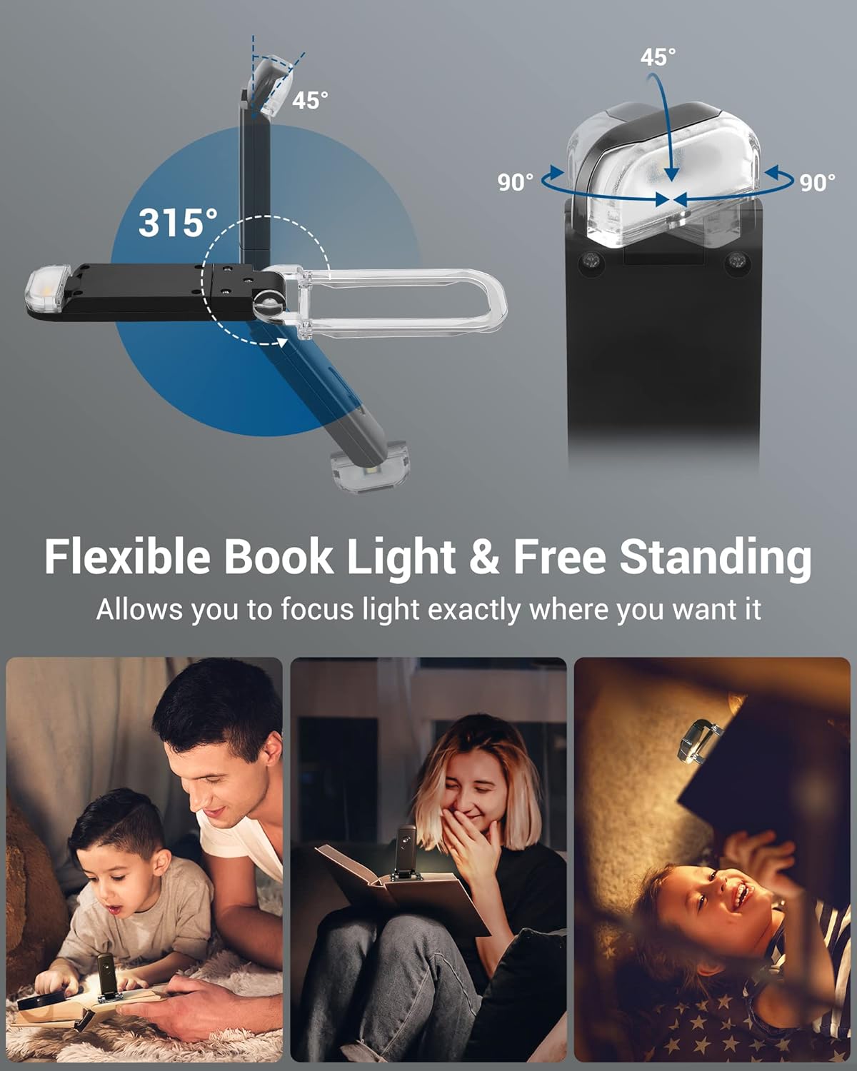 Rechargeable Book Light