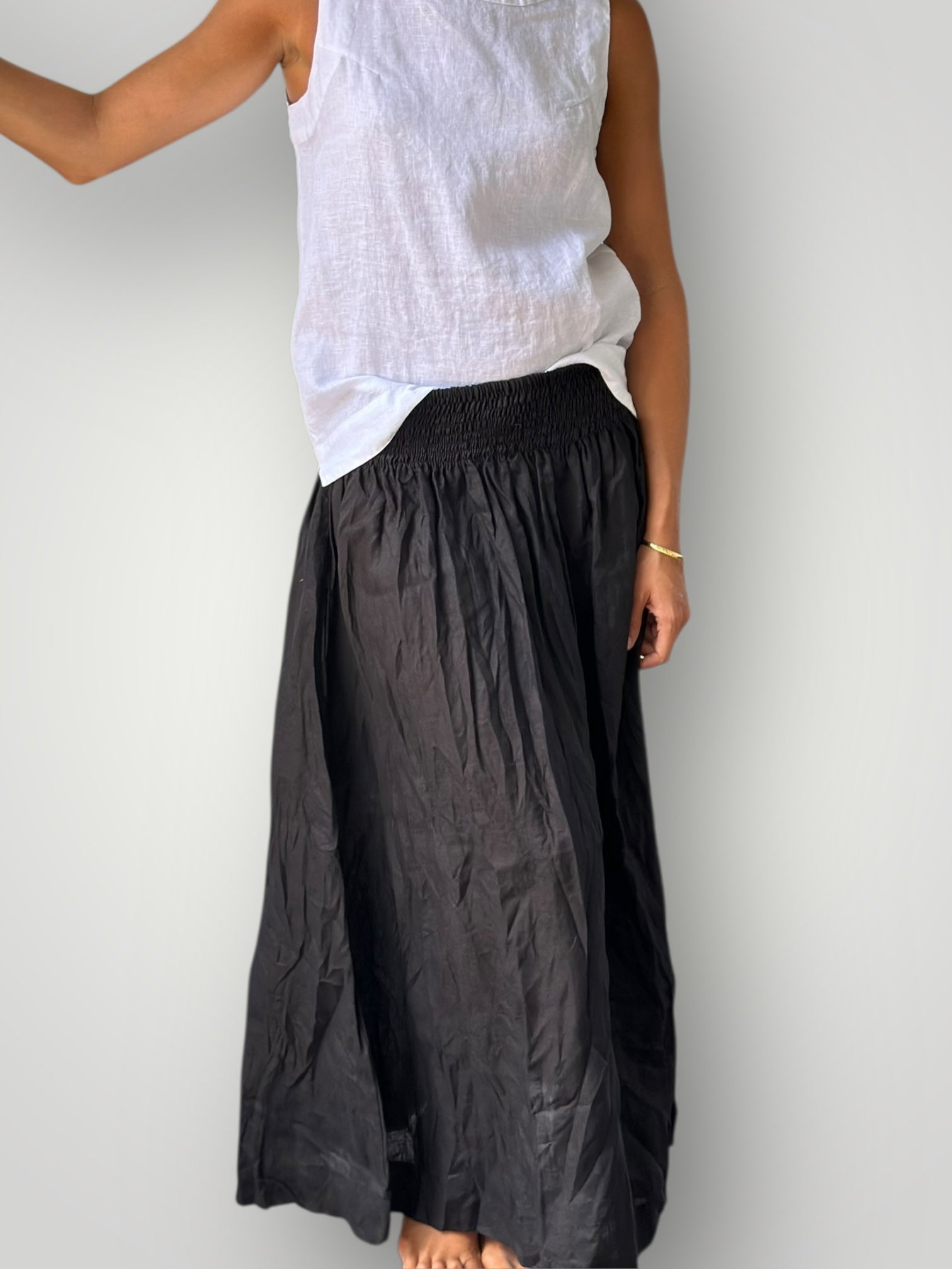 charcoal linen