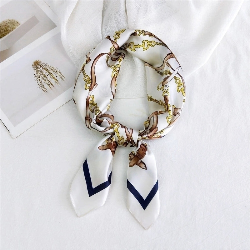 Small Square Scarf Neck Protector Korean Suit Small Scarf