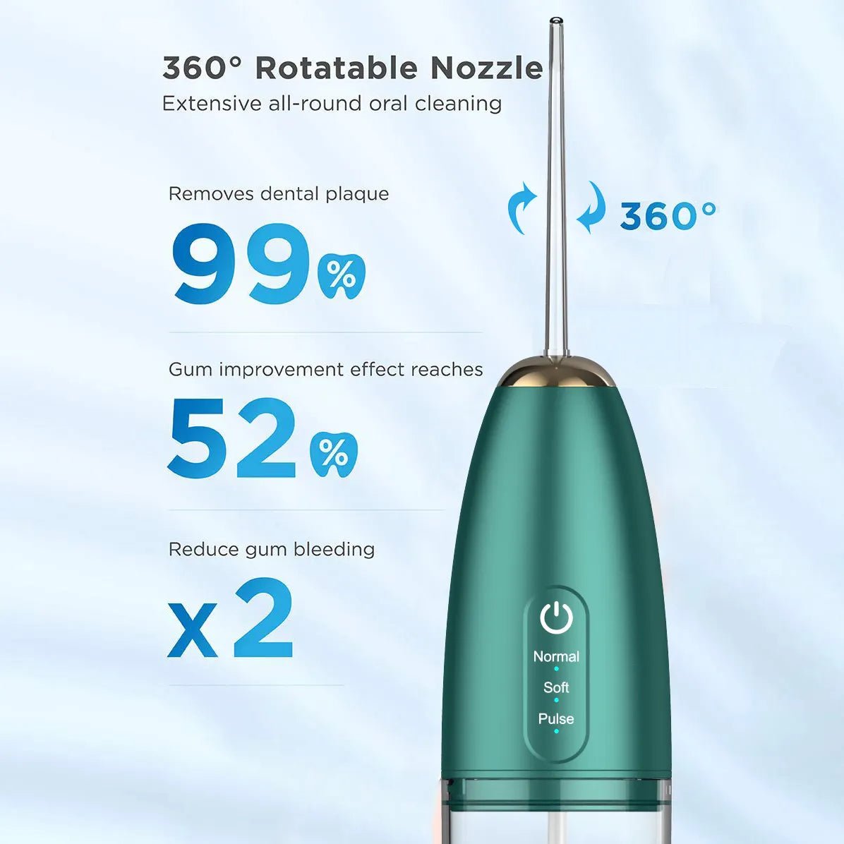 RECHARGEABLE WATER JET PICK TEETH CLEANER