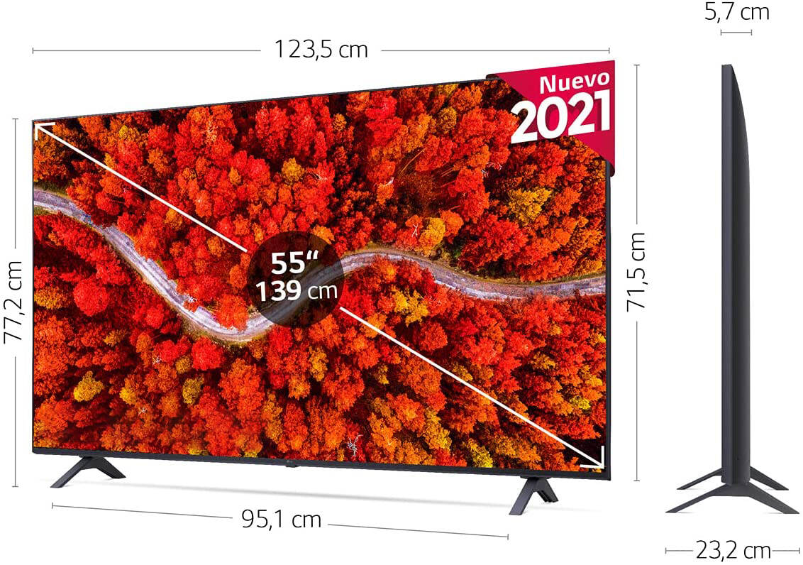 LG 55UP8000-ALEXA 2021-Smart TV 4K UHD (65''55