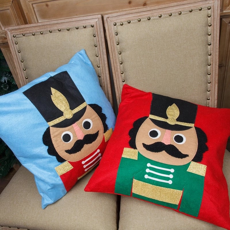 Christmas Cartoon Style Cute Soldier Felt Cloth Couch & Sofa Decor