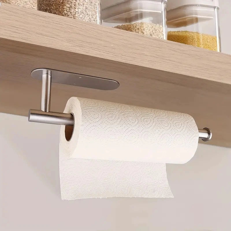 Casual Solid Color Stainless Steel Tissue Holder
