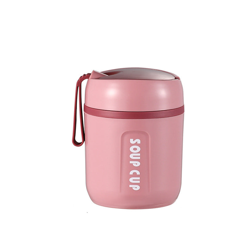 Stainless Steel Thermal Container with Foldable Spoon