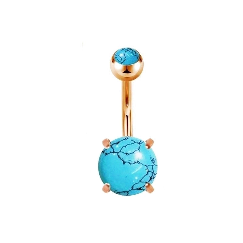 Minimalist Geometric Stainless Steel Plating Belly Ring 1 Piece