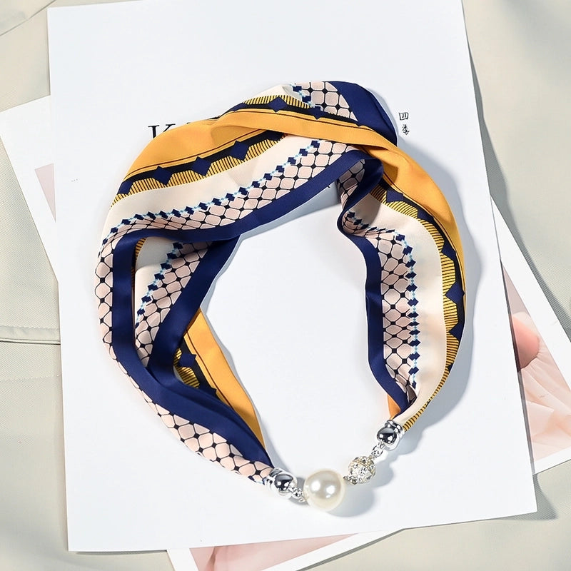 Women's Vacation Sweet Geometric Polyester Scarf