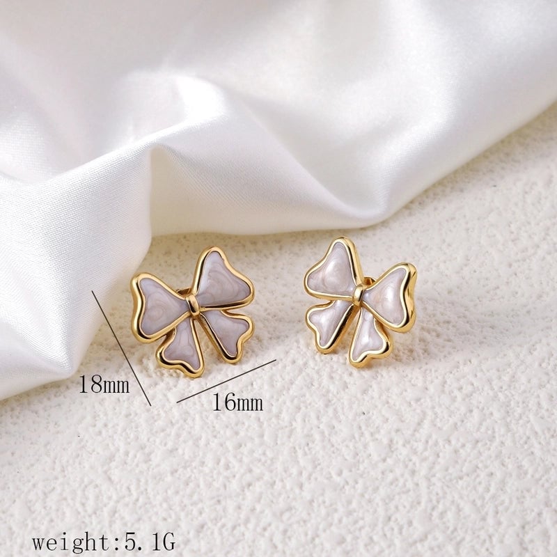 12 Pieces Minimalist Commute Geometric Heart Shape Plating Titanium Steel Drop Earrings Earrings Ear Studs