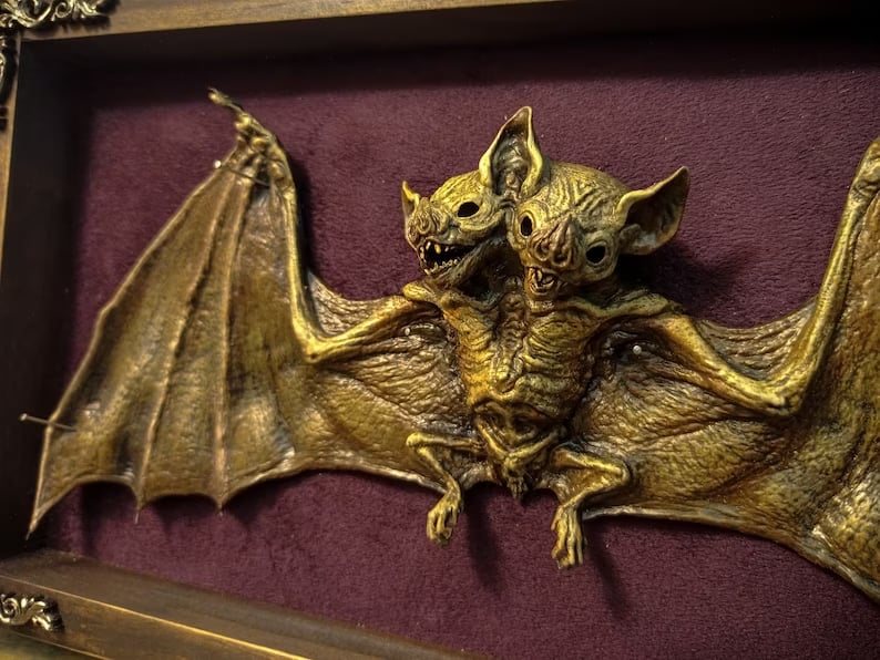 Artificial Bat Taxidermy - Wacky Art🦇