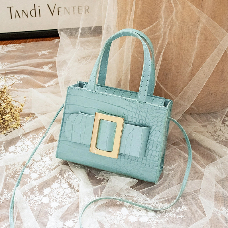 Women's All Seasons Pu Leather Solid Color Streetwear Square Zipper Square Bag