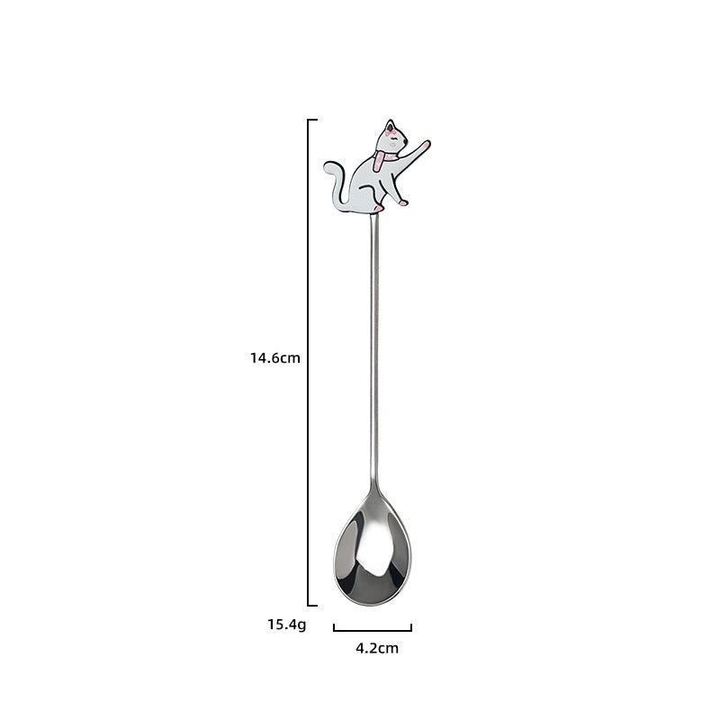 Cute Cartoon Stainless Steel Spoon 1 Piece