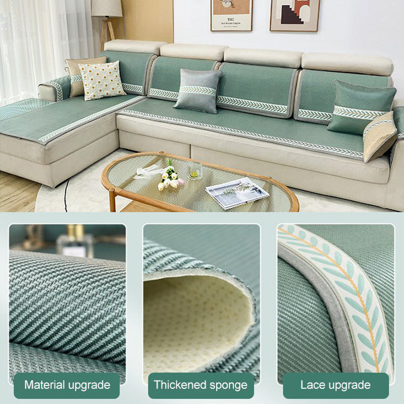 Summer Non Slip Bamboo Breathable Rattan Cooling Sofa Cushion