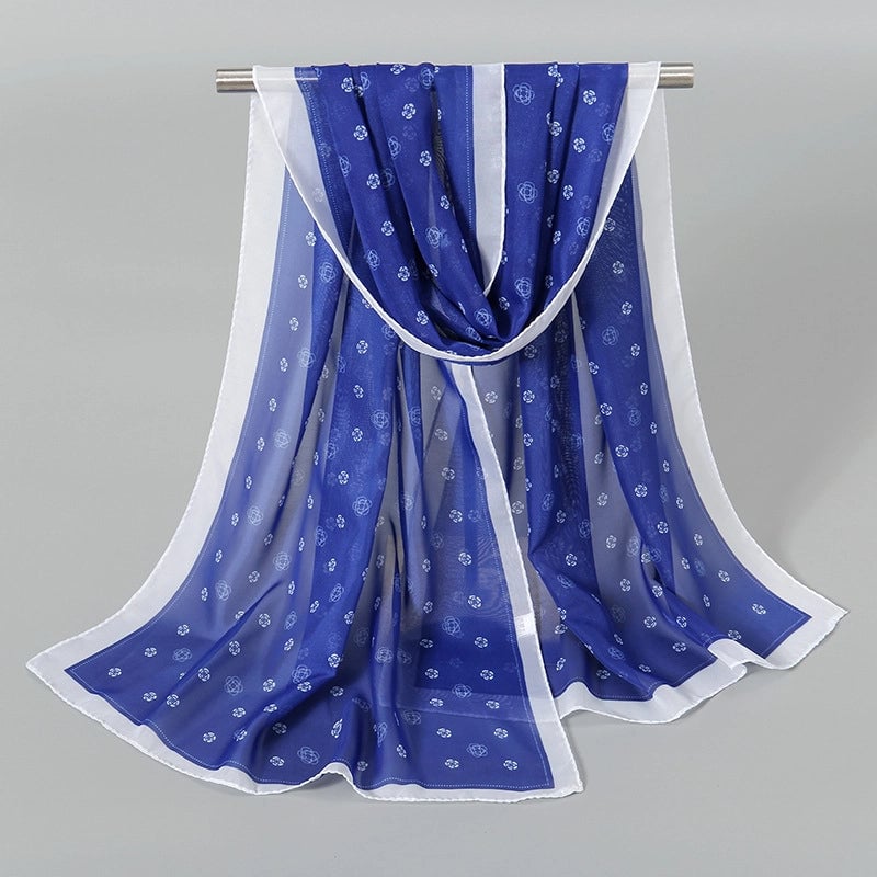 Women's Streetwear Solid Color Chiffon Scarves & Gloves