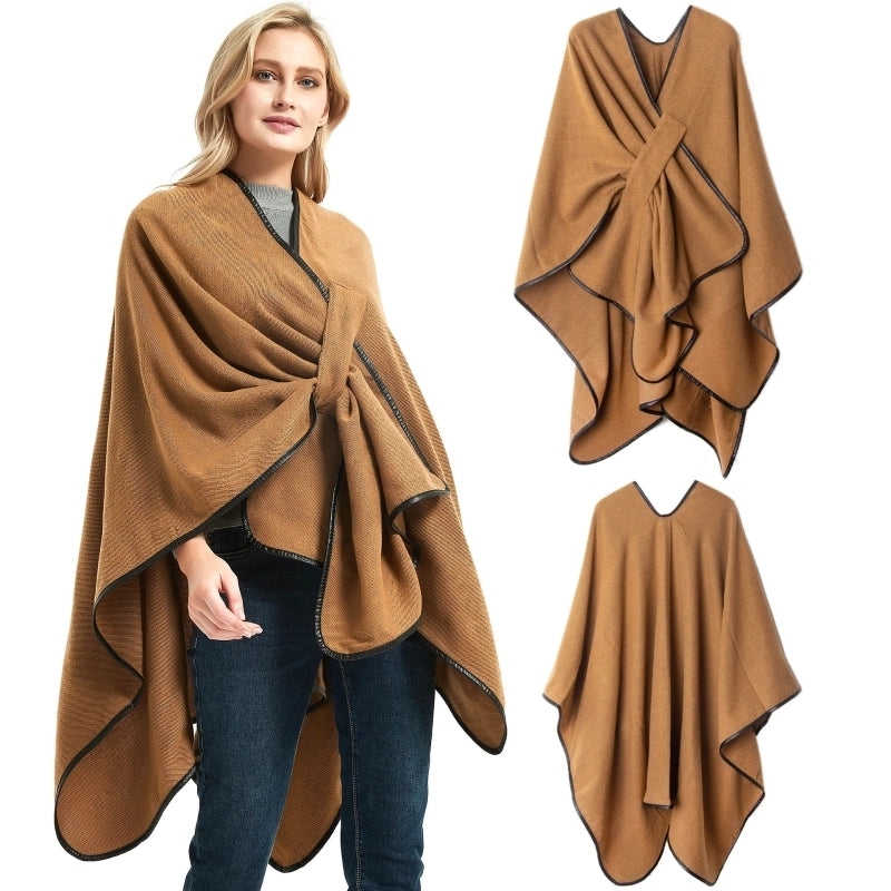 Women's Streetwear Solid Color Imitation Cashmere Acrylic Shawl