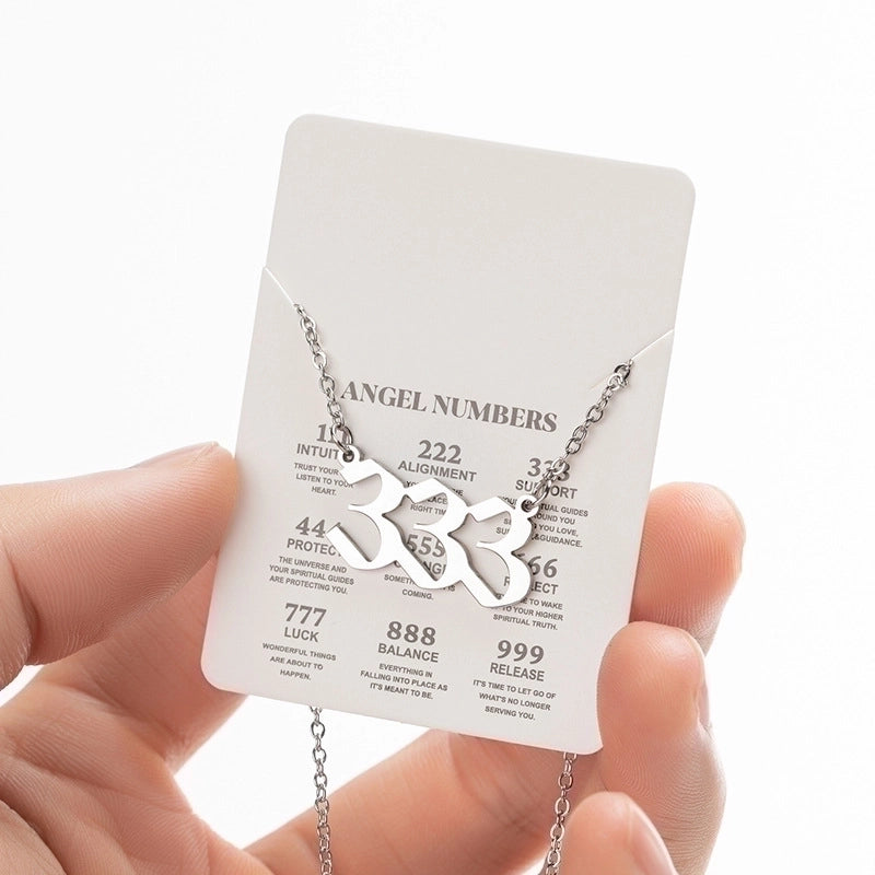 Fashion Number 201 Stainless Steel 18K Gold Plated Plating Stainless Steel Necklaces