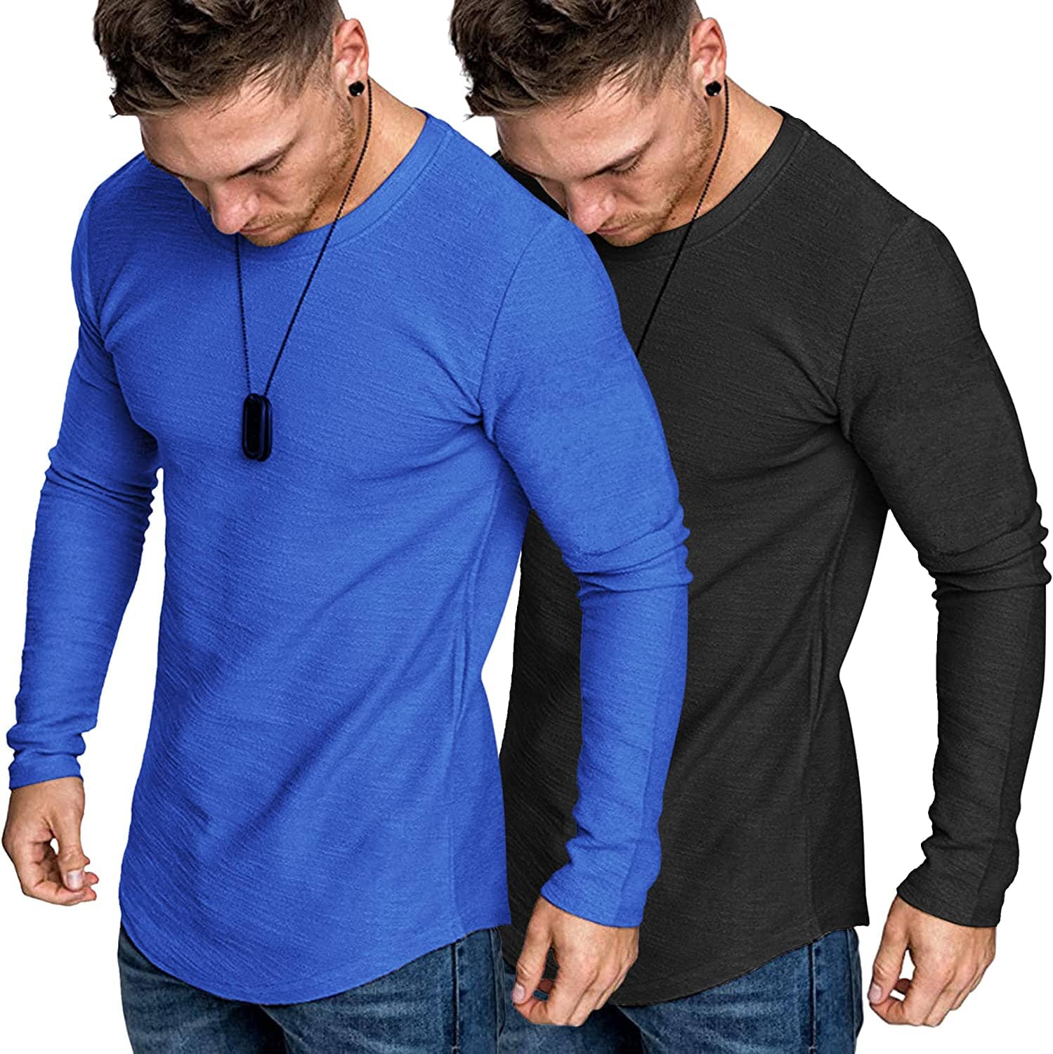 2-Pack Muscle Fitted Workout T-Shirt (US Only)