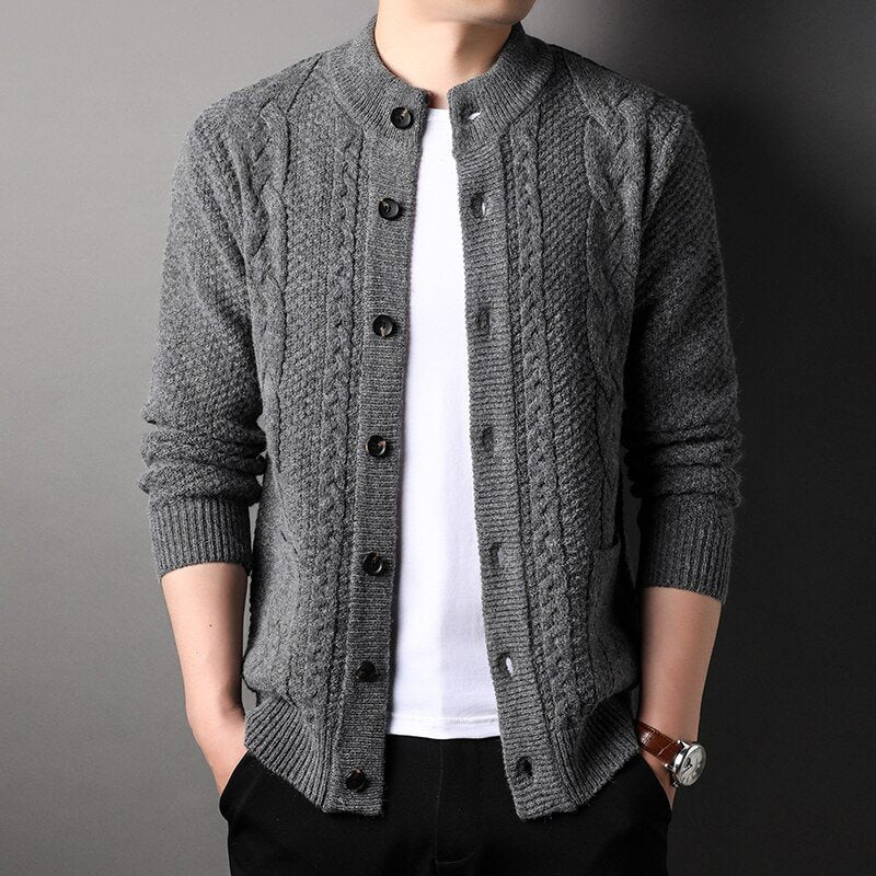 Refined Knit Cardigan Jacket