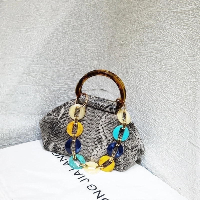 Women's Nylon Solid Color Vintage Style Classic Style Square Zipper Dome Bag