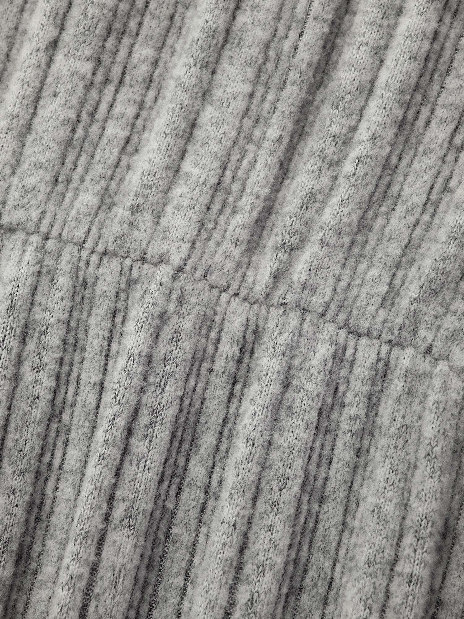 Airy Cozy Neck Cut-Out Midi Dress