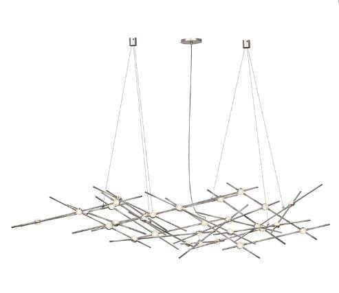 Artemis | Modern LED Nickel Chandelier