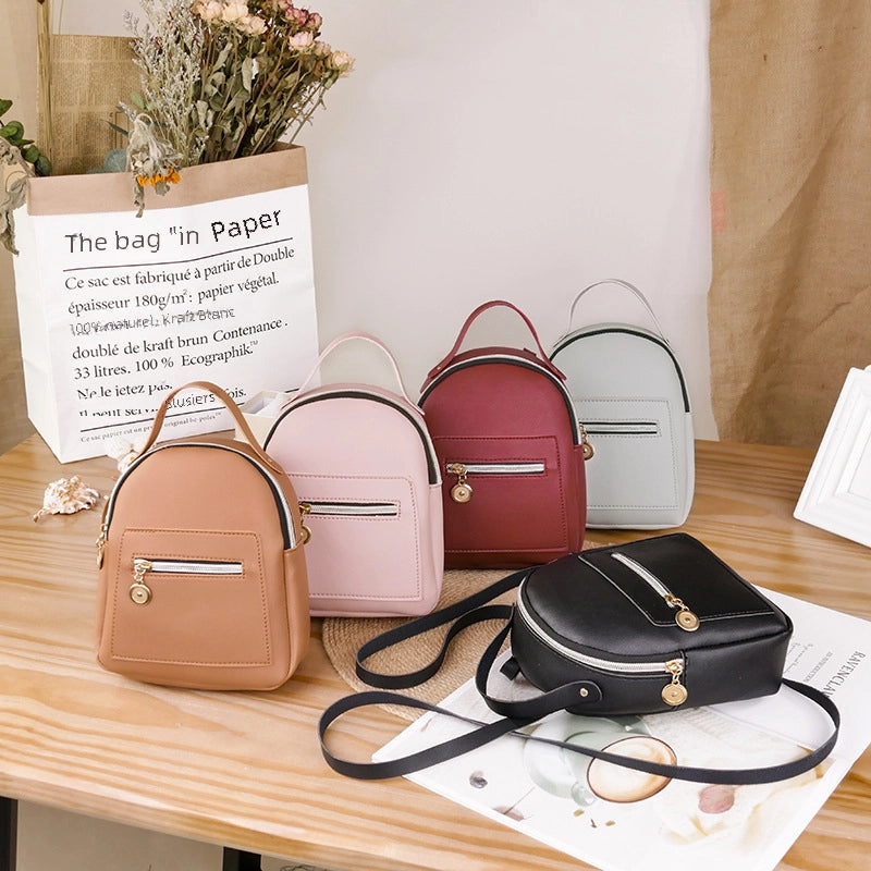 Women's Bag Fashion New Autumn And Winter Student Backpack Change Small Bag Ladies  Small Bag