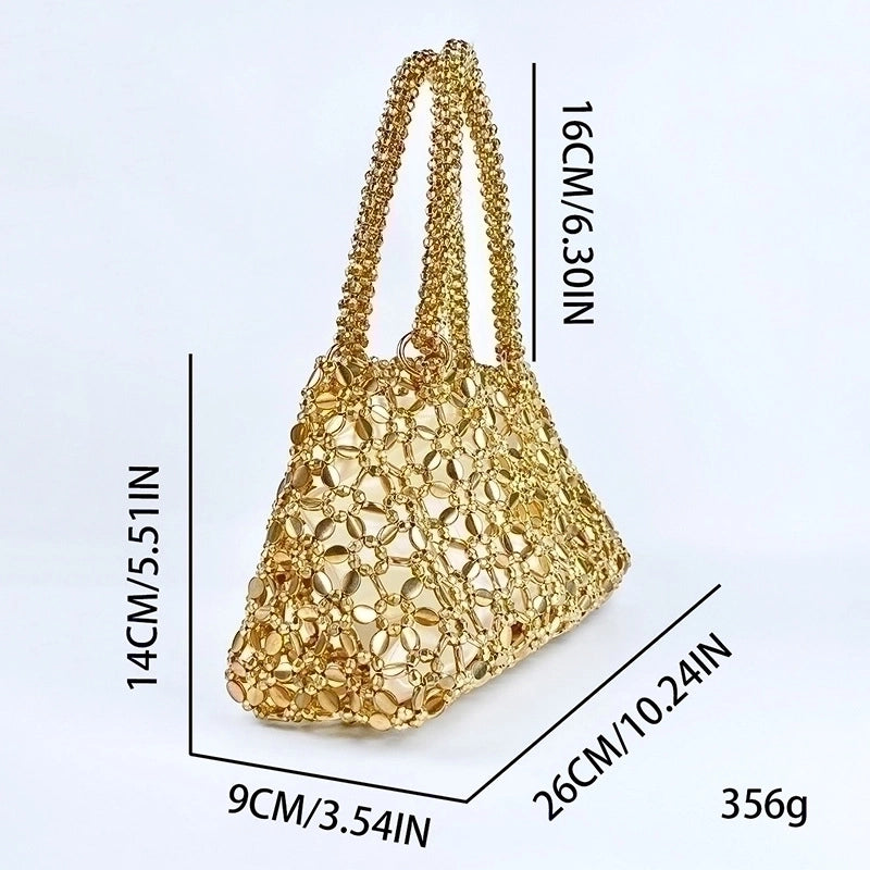 Women's Medium Arylic Solid Color Elegant Square Open Handbag