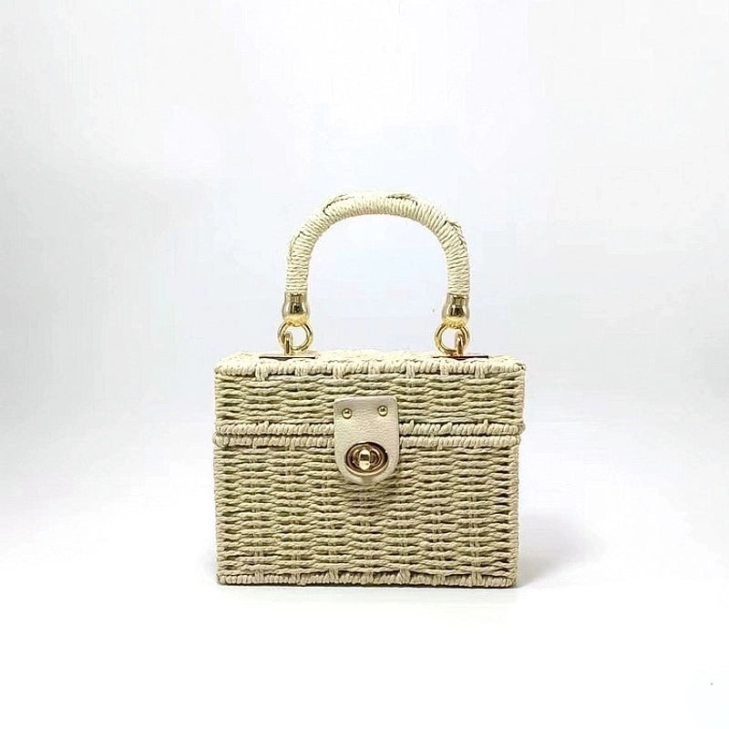 Women's Small Spring&summer Straw Vacation Handbag