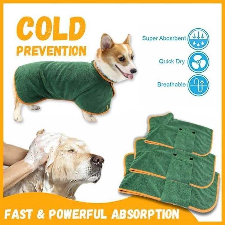 49% OFF - Super absorbent pet bathrobe